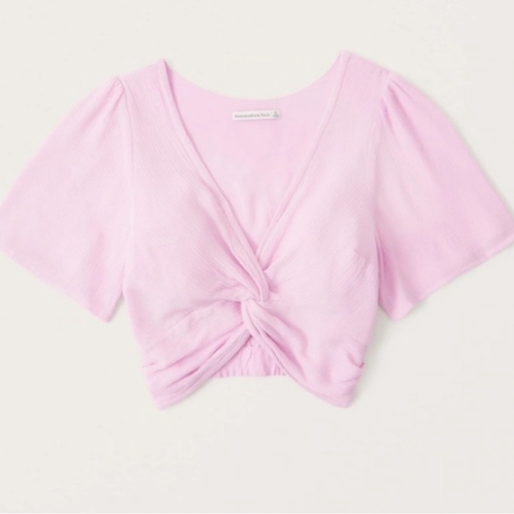 Abercrombie Knot Tie Crop Top